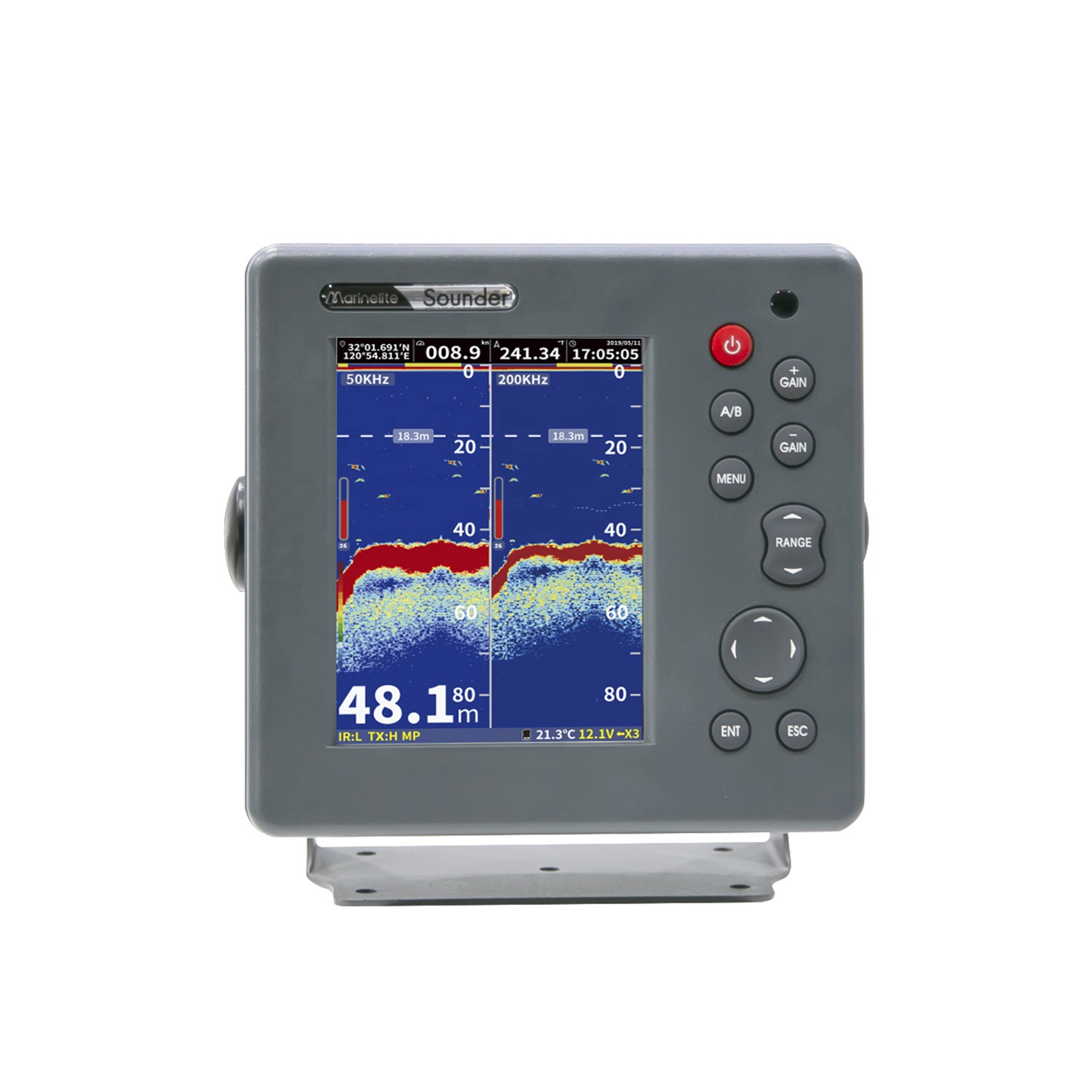 Коммерческий 6-дюймовый эхолот – обзор и цена Fishing Boat Depth Finder