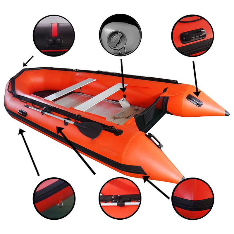 Надувная резиновая лодка для р – обзор и цена Fishing Boat Aluminum